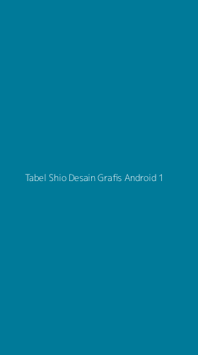 Tampilan Antarmuka Aplikasi Tabel Shio Desain Grafis Android - 1