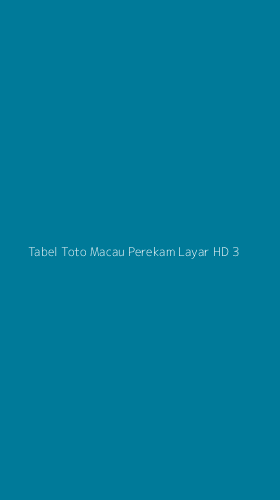 Tampilan Antarmuka Aplikasi Tabel Toto Macau Perekam Layar Hd - 3