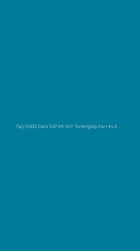 Tampilan Antarmuka Aplikasi Tajir5000 Data Sgp Hk Sdy Terlengkap Hari Ini - 4