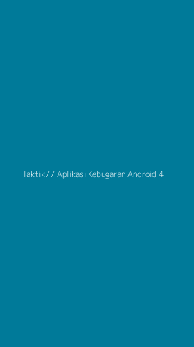 Tampilan Antarmuka Aplikasi Taktik77 Aplikasi Kebugaran Android - 4