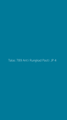 Tampilan Antarmuka Aplikasi Talas 789 Anti Rungkad Pasti Jp - 4