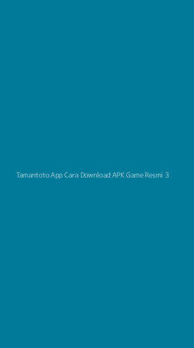 Tampilan Antarmuka Aplikasi Tamantoto App Cara Download Apk Game Resmi - 3