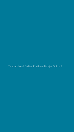 Tampilan Antarmuka Aplikasi Tambangtogel Daftar Platform Belajar Online - 3