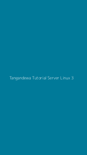 Tampilan Antarmuka Aplikasi Tangandewa Tutorial Server Linux - 3