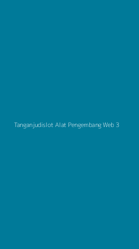 Tampilan Antarmuka Aplikasi Tanganjudislot Alat Pengembang Web - 3