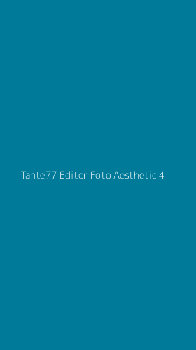 Tampilan Antarmuka Aplikasi Tante77 Editor Foto Aesthetic - 4