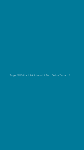 Tampilan Antarmuka Aplikasi Target4d Daftar Link Alternatif Toto Online Terbaru - 4