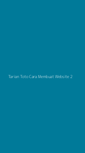 Tampilan Antarmuka Aplikasi Tarian Toto Cara Membuat Website - 2
