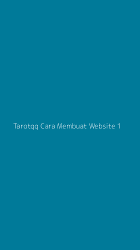 Tampilan Antarmuka Aplikasi Tarotqq Cara Membuat Website - 1