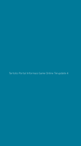 Tampilan Antarmuka Aplikasi Tartoto Portal Informasi Game Online Terupdate - 4