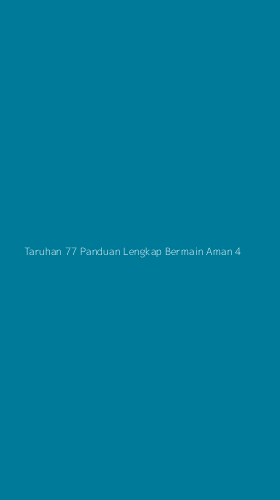 Tampilan Antarmuka Aplikasi Taruhan 77 Panduan Lengkap Bermain Aman - 4