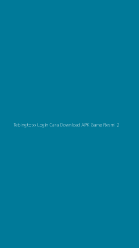 Tampilan Antarmuka Aplikasi Tebingtoto Login Cara Download Apk Game Resmi - 2