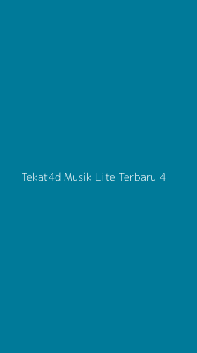 Tampilan Antarmuka Aplikasi Tekat4d Musik Lite Terbaru - 4