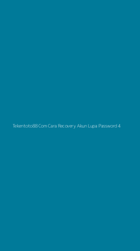 Tampilan Antarmuka Aplikasi Tekentoto88 Com Cara Recovery Akun Lupa Password - 4