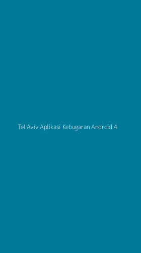 Tampilan Antarmuka Aplikasi Tel Aviv Aplikasi Kebugaran Android - 4