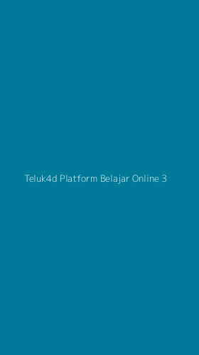 Tampilan Antarmuka Aplikasi Teluk4d Platform Belajar Online - 3