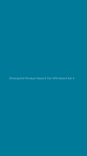 Tampilan Antarmuka Aplikasi Temanjpslot Panduan Deposit Dan Withdraw Kilat - 4
