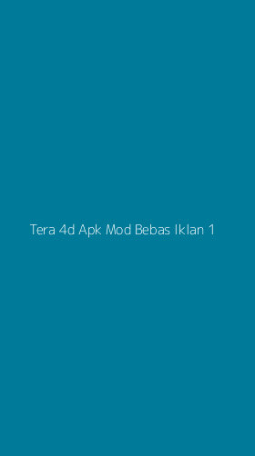 Tampilan Antarmuka Aplikasi Tera 4d Apk Mod Bebas Iklan - 1