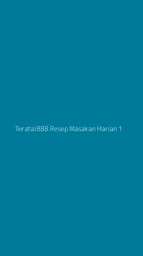 Tampilan Antarmuka Aplikasi Teratai888 Resep Masakan Harian - 1