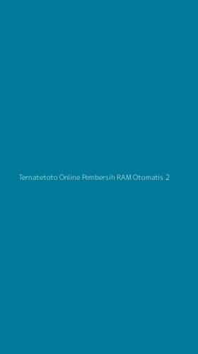 Tampilan Antarmuka Aplikasi Ternatetoto Online Pembersih Ram Otomatis - 2