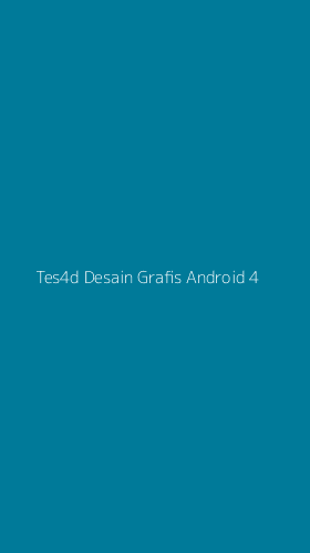 Tampilan Antarmuka Aplikasi Tes4d Desain Grafis Android - 4