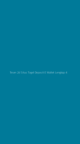 Tampilan Antarmuka Aplikasi Tesen 2d Situs Togel Deposit E Wallet Lengkap - 4
