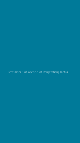 Tampilan Antarmuka Aplikasi Testimoni Slot Gacor Alat Pengembang Web - 4