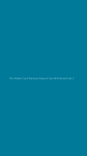 Tampilan Antarmuka Aplikasi The Hidden Card Panduan Deposit Dan Withdraw Kilat - 2