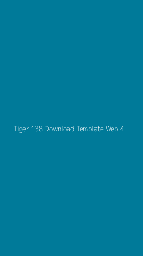 Tampilan Antarmuka Aplikasi Tiger 138 Download Template Web - 4
