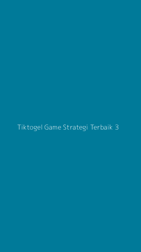 Tampilan Antarmuka Aplikasi Tiktogel Game Strategi Terbaik - 3