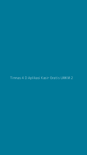 Tampilan Antarmuka Aplikasi Timnas 4 D Aplikasi Kasir Gratis Umkm - 2