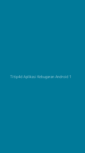 Tampilan Antarmuka Aplikasi Titip4d Aplikasi Kebugaran Android - 1