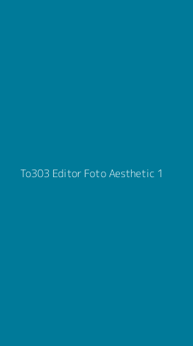 Tampilan Antarmuka Aplikasi To303 Editor Foto Aesthetic - 1