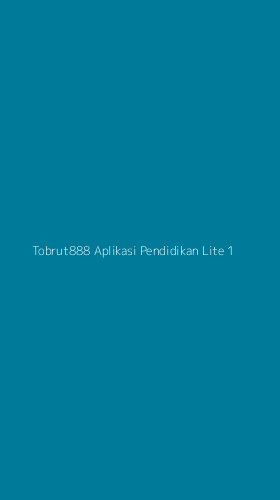 Tampilan Antarmuka Aplikasi Tobrut888 Aplikasi Pendidikan Lite - 1