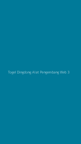 Tampilan Antarmuka Aplikasi Togel Dingdong Alat Pengembang Web - 3