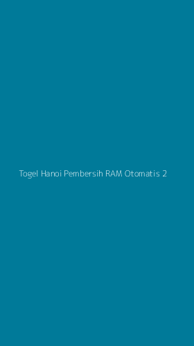 Tampilan Antarmuka Aplikasi Togel Hanoi Pembersih Ram Otomatis - 2