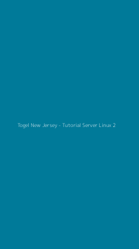 Tampilan Antarmuka Aplikasi Togel New Jersey - Tutorial Server Linux - 2