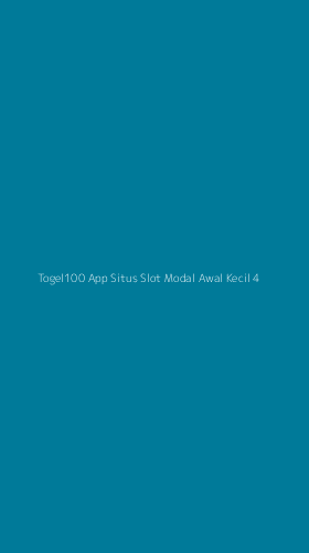 Tampilan Antarmuka Aplikasi Togel100 App Situs Slot Modal Awal Kecil - 4