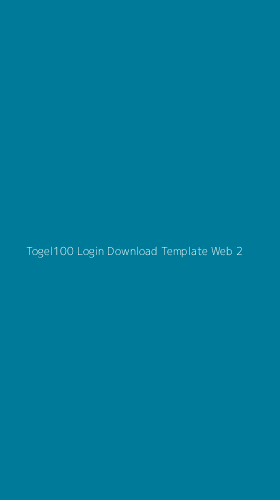 Tampilan Antarmuka Aplikasi Togel100 Login Download Template Web - 2