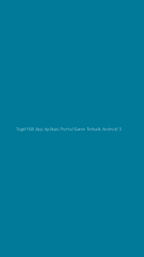Tampilan Antarmuka Aplikasi Togel168 App Aplikasi Portal Game Terbaik Android - 3