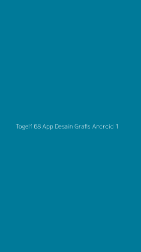 Tampilan Antarmuka Aplikasi Togel168 App Desain Grafis Android - 1