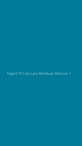 Tampilan Antarmuka Aplikasi Togel279 Com Cara Membuat Website - 1