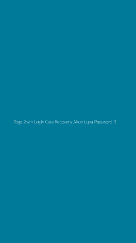 Tampilan Antarmuka Aplikasi Togel2win Login Cara Recovery Akun Lupa Password - 3