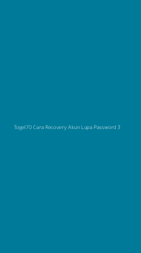 Tampilan Antarmuka Aplikasi Togel70 Cara Recovery Akun Lupa Password - 3
