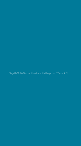 Tampilan Antarmuka Aplikasi Togel808 Daftar Aplikasi Mobile Responsif Terbaik - 2