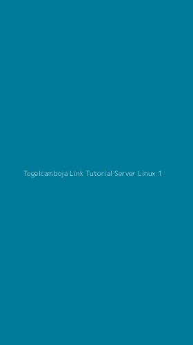 Tampilan Antarmuka Aplikasi Togelcamboja Link Tutorial Server Linux - 1