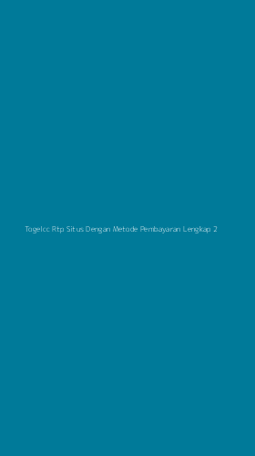 Tampilan Antarmuka Aplikasi Togelcc Rtp Situs Dengan Metode Pembayaran Lengkap - 2