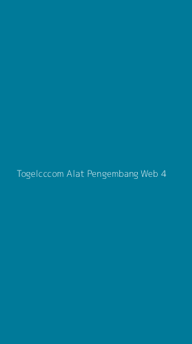 Tampilan Antarmuka Aplikasi Togelcccom Alat Pengembang Web - 4