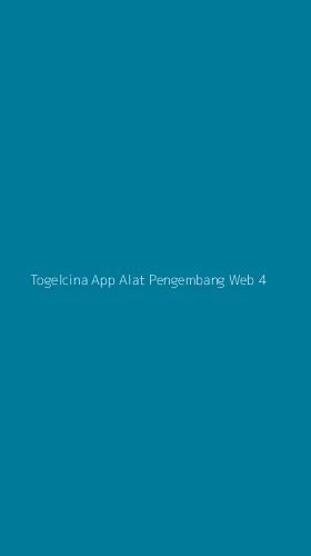Tampilan Antarmuka Aplikasi Togelcina App Alat Pengembang Web - 4