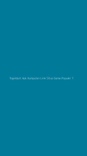 Tampilan Antarmuka Aplikasi Togelduit Apk Kumpulan Link Situs Game Populer - 1